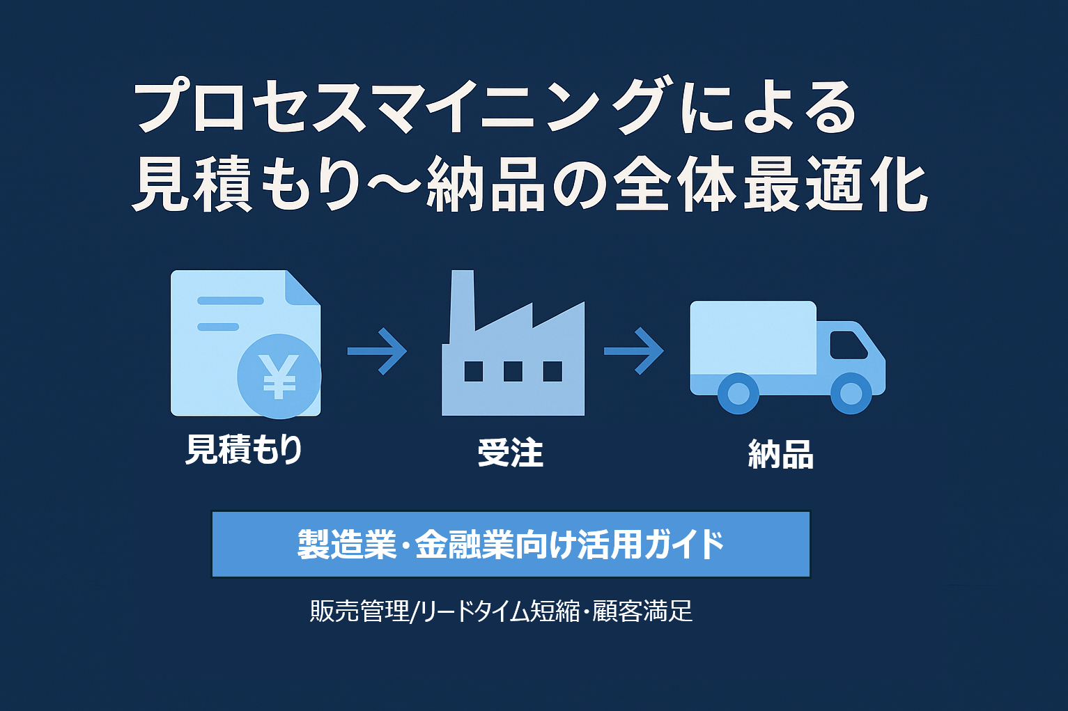 見積もりから納品までの全体最適化──プロセスマイニングが変える販売管理の未来 - プロセスマイニング 「Celonis」のご提案|フレア・テクノロジー株式会社